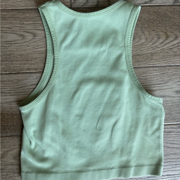 White Fox Boutique Your Vibe Seamless Tank Sage Size S/M - Picture 5 of 7